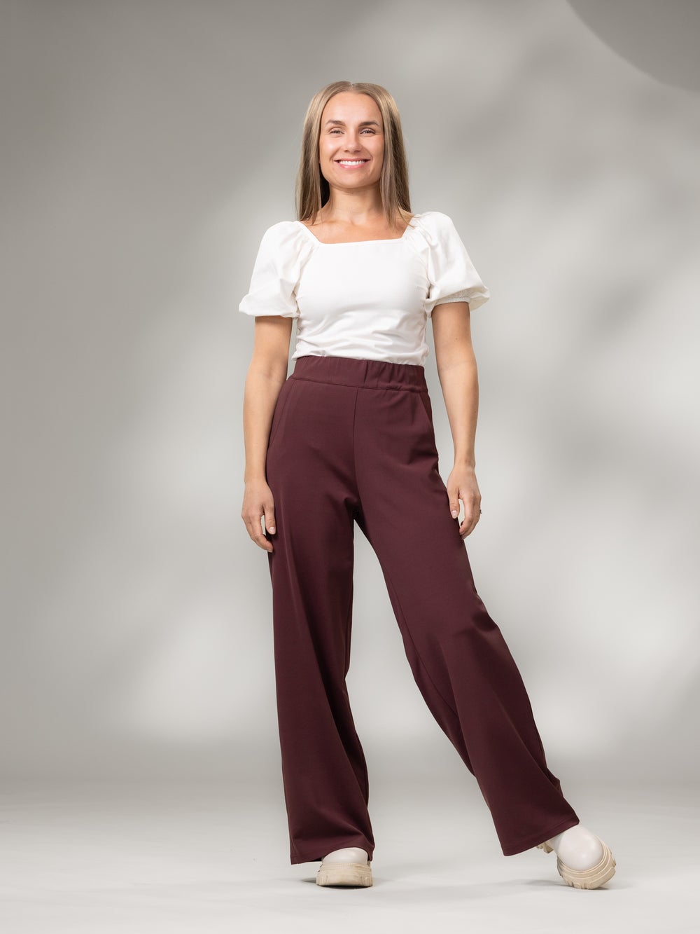 SWINGtrousers long (wine Ponte Roma)