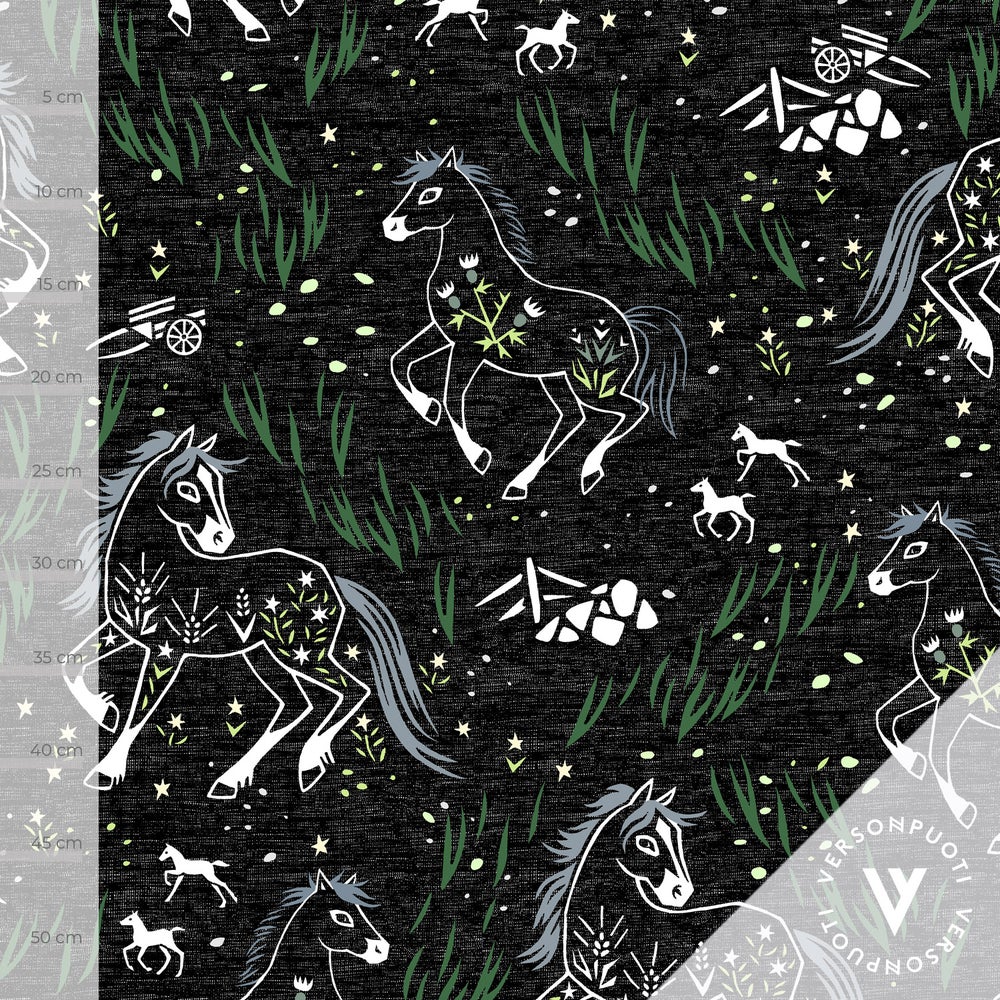 Liinu (black / green) tricot