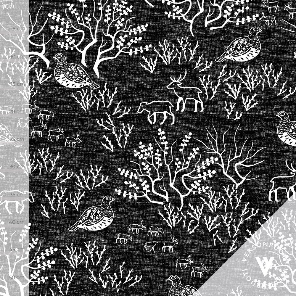 Tunturin suojassa (black/white) stretch college