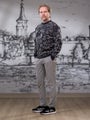 NEULEsweater men's (Pohjoisen kutsu dark grey merino wool)