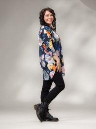 AAVAtunic (Unelmia blue / colorful jersey)