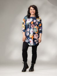 AAVAtunic (Unelmia blue / colorful jersey)