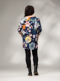 AAVAtunic (Unelmia blue / colorful jersey)