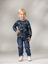 COLLEGEshirt (Aarniomets&auml; blue stretch college)