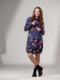 JEMMAjacket (Rakkaudella black / blue / pink stretch college)