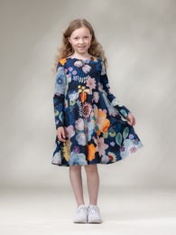 KISSANKELLOdress (Unelmia blue / colorful jersey)
