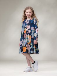 KISSANKELLOdress (Unelmia blue / colorful jersey)