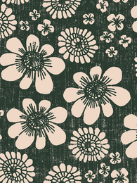 HERTTAdress (Kedolla kerran green / beige cotton)