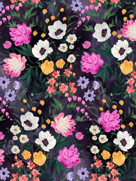 JEMMAjacket (Kuningatarkukka ink / fuchsia stretch college)