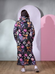 LEMPIdress (Kuningatarkukka ink / fuchsia stretch college)