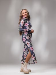 LEMPIdress (Love you blue / light pink stretch college)