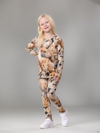 MUKAVAleggings (Mets&auml; kuiskaa beige jersey)