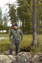 URHOhoodie (Hauki on kala green stretch college)