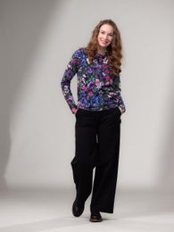 OLGAshirt (Rakkaudella black / blue / pink jersey)