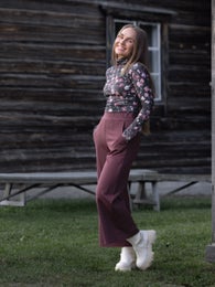 POOLOshirt (Kahvilassa brown / rose jersey)