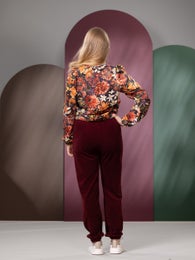 SAANAshirt (Tiikerinlilja orange / purple stretch college)