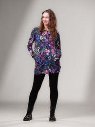 SAARAtunic (Rakkaudella black / blue / pink jersey)