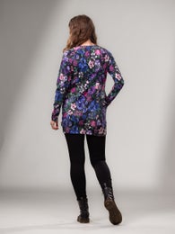 SAARAtunic (Rakkaudella black / blue / pink jersey)