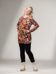 SAARAtunic (Tiikerinlilja orange / purple jersey)