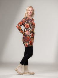 SAARAtunic (Tiikerinlilja orange / purple jersey)