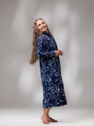 SAUNAtakki (Porojen poluilla blue stretch terry)