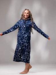 SAUNAtakki (Porojen poluilla blue stretch terry)