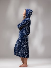 SAUNAtakki (Porojen poluilla blue stretch terry)