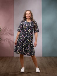 SELMAdress ss (Kahvilassa black / pastel jersey)