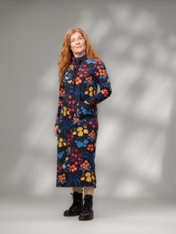 SLOWdress (M&ouml;kill&auml; black / red / blue stretch college)