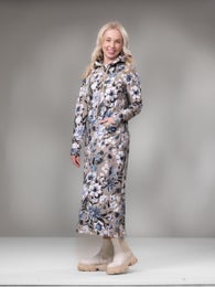 SLOWdress (Ritarinkannus light blue / greige stretch college)