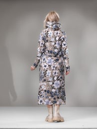 SLOWdress (Ritarinkannus light blue / greige stretch college)