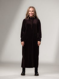 SLOWdress (chocolate fudge velour)