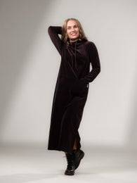 SLOWdress (chocolate fudge velour)