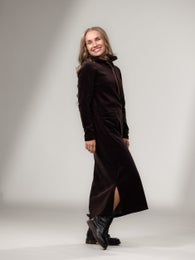 SLOWdress (chocolate fudge velour)