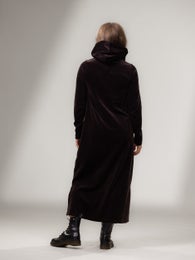 SLOWdress (chocolate fudge velour)