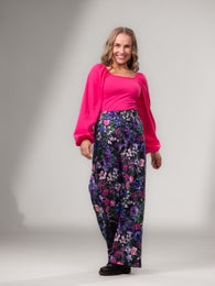 SWINGtrousers long (Rakkaudella black / blue / pink jersey)