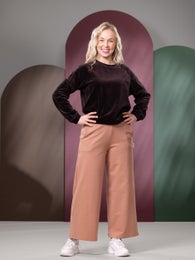 SWINGtrousers (mocha mousse stretch college)