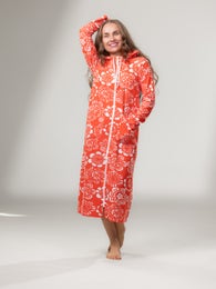 SAUNAtakki (Kukkaniitty coral stretch terry)