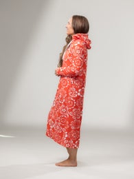 SAUNAtakki (Kukkaniitty coral stretch terry)