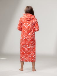 SAUNAtakki (Kukkaniitty coral stretch terry)