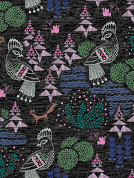 JEMMAjacket (Sielulintu black / light pink / blue stretch college)