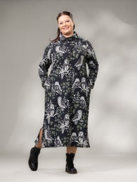 TAUKOdress (Rakovalkealla black / green stretch college)