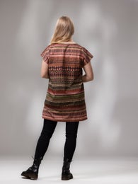 TUULItunic (Sukanvarteen caramel / green / rose jersey)