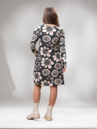 VERSOdress (Kedolla kerran green / beige jersey)