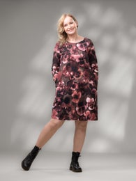 VERSOdress (Orvokki brown / wine jersey)