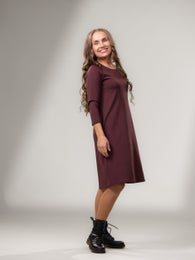 VERSOdress (burgundy Ponte Roma)