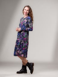 VILMAdress (Rakkaudella black / blue / pink jersey)
