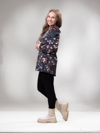 VIOLAshirt (M&ouml;kill&auml; black / rust / wine jersey)