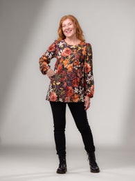 VIOLAshirt (Tiikerinlilja orange / purple jersey)