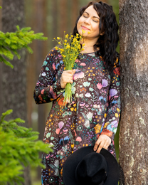 VERSOdress (Toiveita maroon / colorful jersey)